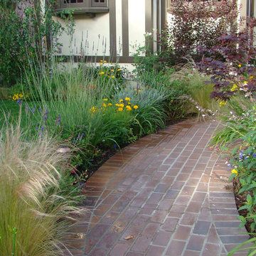 Fairy Tale Cottage with Brick Walkway