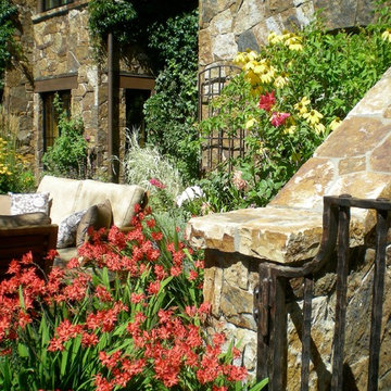 Fall perennial garden