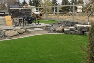 This is an example of a landscaping in Edmonton.