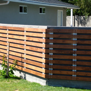 Photo of a modern front yard landscaping in Phoenix.