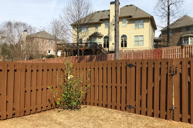 Photo of a mid-sized mediterranean landscaping in Atlanta.