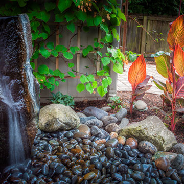 Fire and Water Feature in Vancouver, Washington