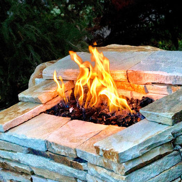 Fire Pit In Natural Stone