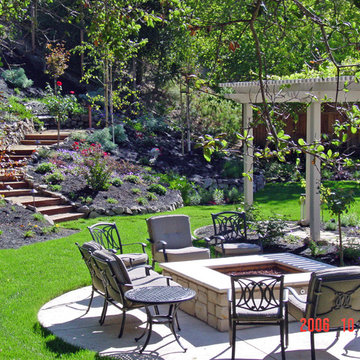 Fire Pit, Patio and Arbors