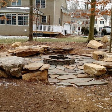 Fire Pit Seating Area