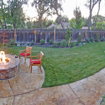 Fire pit with Patio Seating