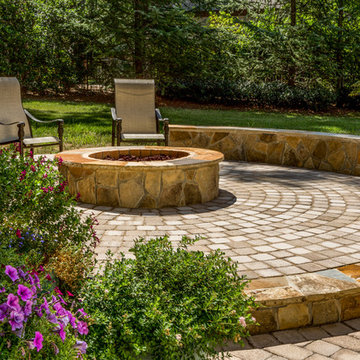 Firepit and paver patio