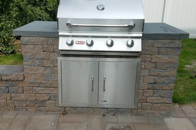 Fireplace/grill install