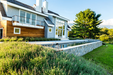 Photo of a contemporary landscaping in Boston.