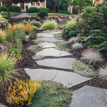Flagstone Path Lined in Thyme