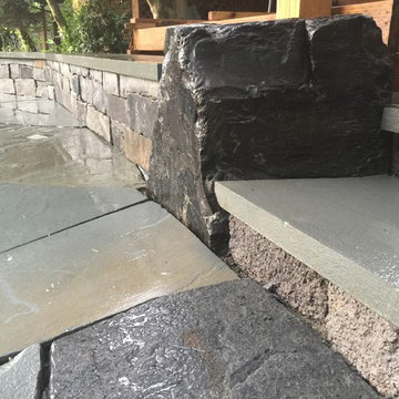 Flagstone Patio and Water Feature