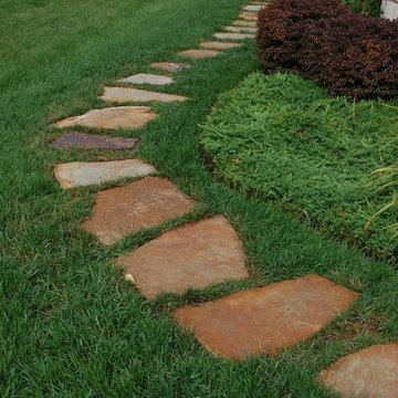 Flagstone Stepping Stone Path
