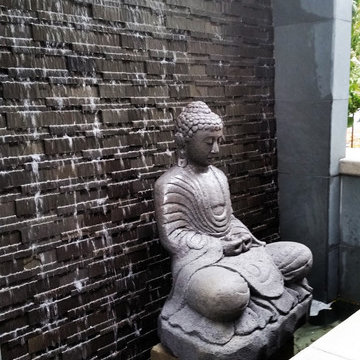 Floating Buddha Water Feature
