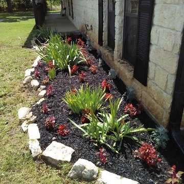 FLOWER BED CLEAN OUT AND INSTALL