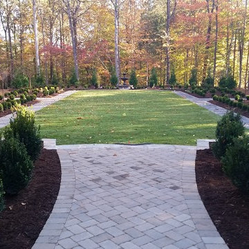 Formal Garden - before and after