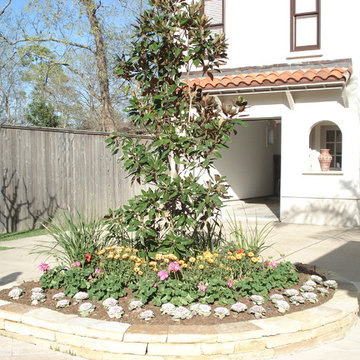 Formal Landscaping with Fountain