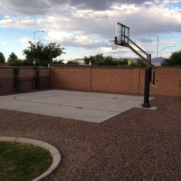Frank R's Pro Dunk Gold Basketball System on a 26x26 in Mesa, AZ