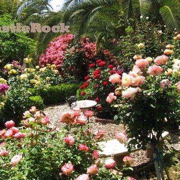 Frech Styled Rose Garden