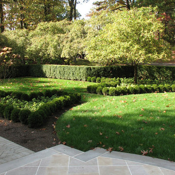 French-inspired Boxwood Parterre Garden