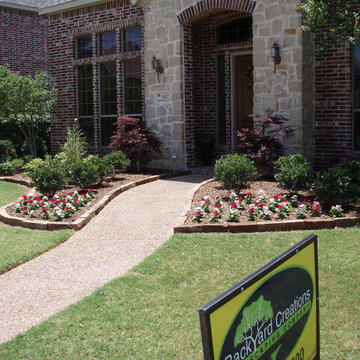 Frisco front yard landscaping