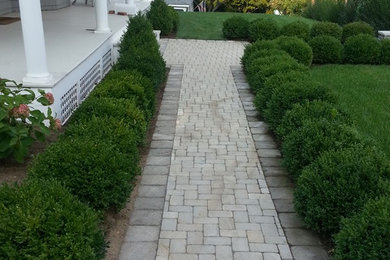 Front & Side Walkway with Landing