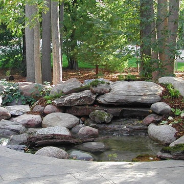 Front entrance water feature