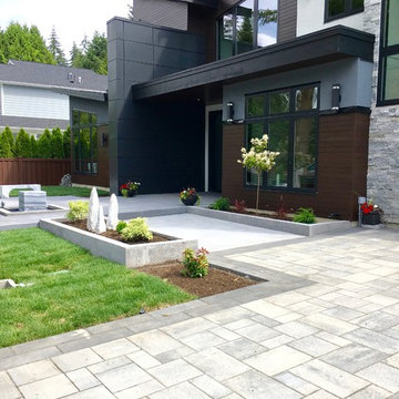 Front entry area - completed