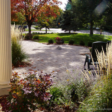 Front Entry Interlocking Paver Patio & Walk
