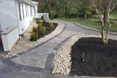 Front Walk and Landscape install