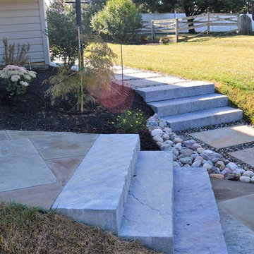 Front Walkway and Plantings in Frederick, Maryland