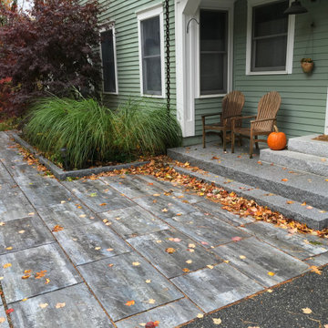 Front Walkway with Dual Granite Entrances