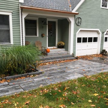 Front Walkway with Dual Granite Entrances
