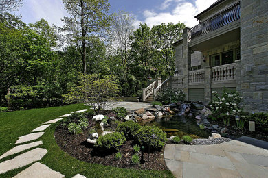 This is an example of a traditional garden in Sacramento.