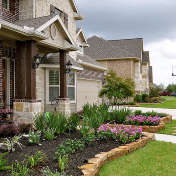 Rock And Mulch Front Yard Landscaping - Photos & Ideas | Houzz