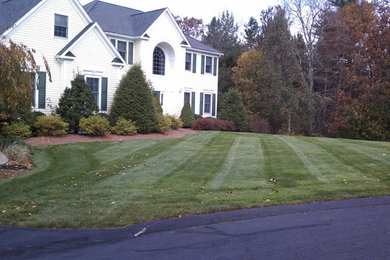 This is an example of a front yard landscaping in Providence.