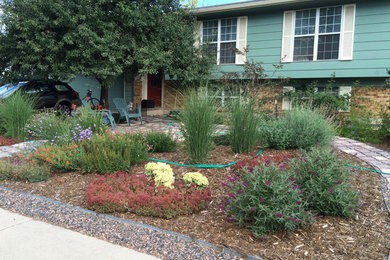 Front Yard Sitting Area and Pollinator Garden