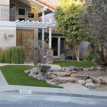 Front Yards with Artificial Grass