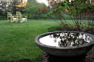 Пример оригинального дизайна: участок и сад в стиле рустика