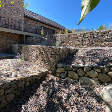 Gabion wall in Broadmoor Area