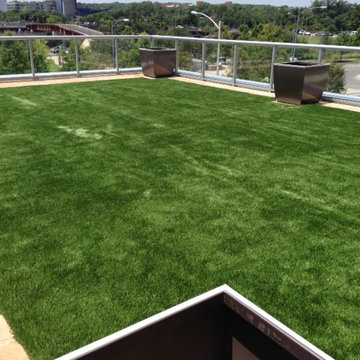 Gables Park Towers: Green Roof with Synthetic Turf