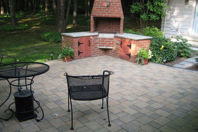 Inspiration for a patio remodel in Cleveland