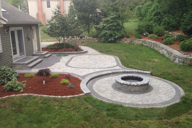 This is an example of a modern landscaping in Boston.