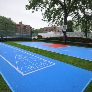 Gappsi Basketball and Shuffle Board Court Installations
