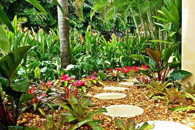 Photo of a tropical landscaping in Miami.