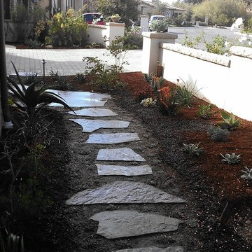 Garden Flagstone Walkway