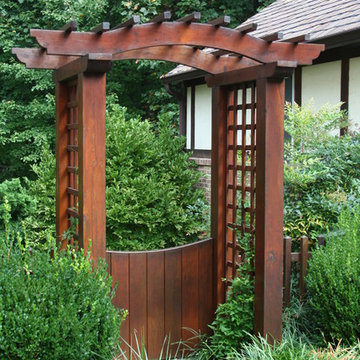 Garden Gate with Pergola