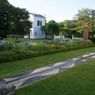 Garden Trellis and Water Feature