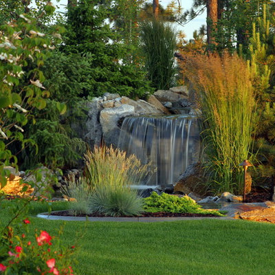 Design ideas for a traditional waterfall in Seattle.