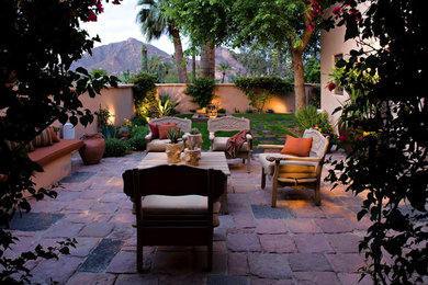 Patio - mediterranean patio idea in Phoenix