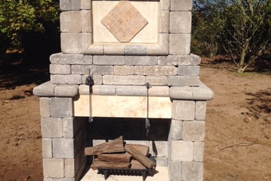 General Shale Fireplace